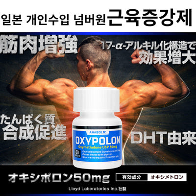 ⚡일본개인수입 1위제품 ⚡ 근육증강제 옥시폴론 50mg 60정 ⚡단백질 피트니스 보충제⚡